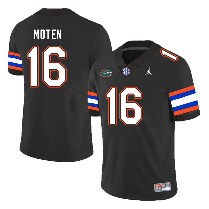 Men #16 R.J. Moten Florida Gators College Football Jerseys Stitched Sale-Black